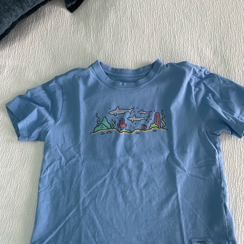 Blue Shark Graphic T-Shirt